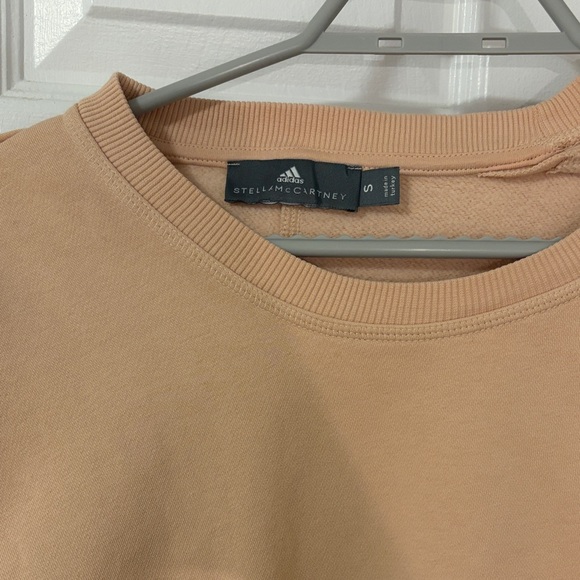 Adidas Stella McCartney Peach Sweatshirt (S) and Joggers (XS) Set - Picture 3 of 12